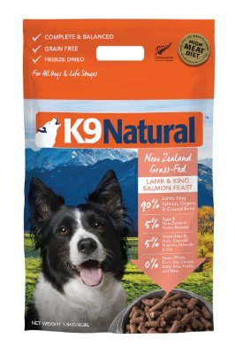 K9 Natural Lamb King Salmon Feast Freeze Dried D. Everuts