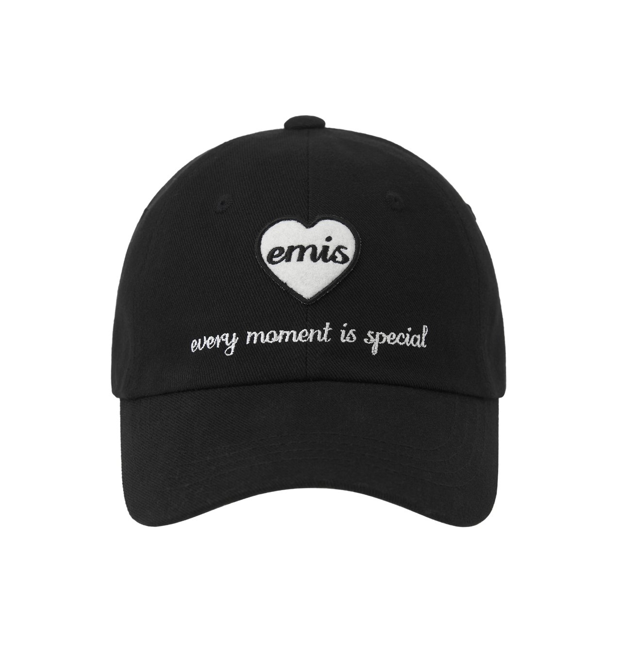 【emis】HEART WAPPEN BALL CAP_8colors ☆韓国人気☆ Emis-Heart Wappen Ball Cap(8 colors)