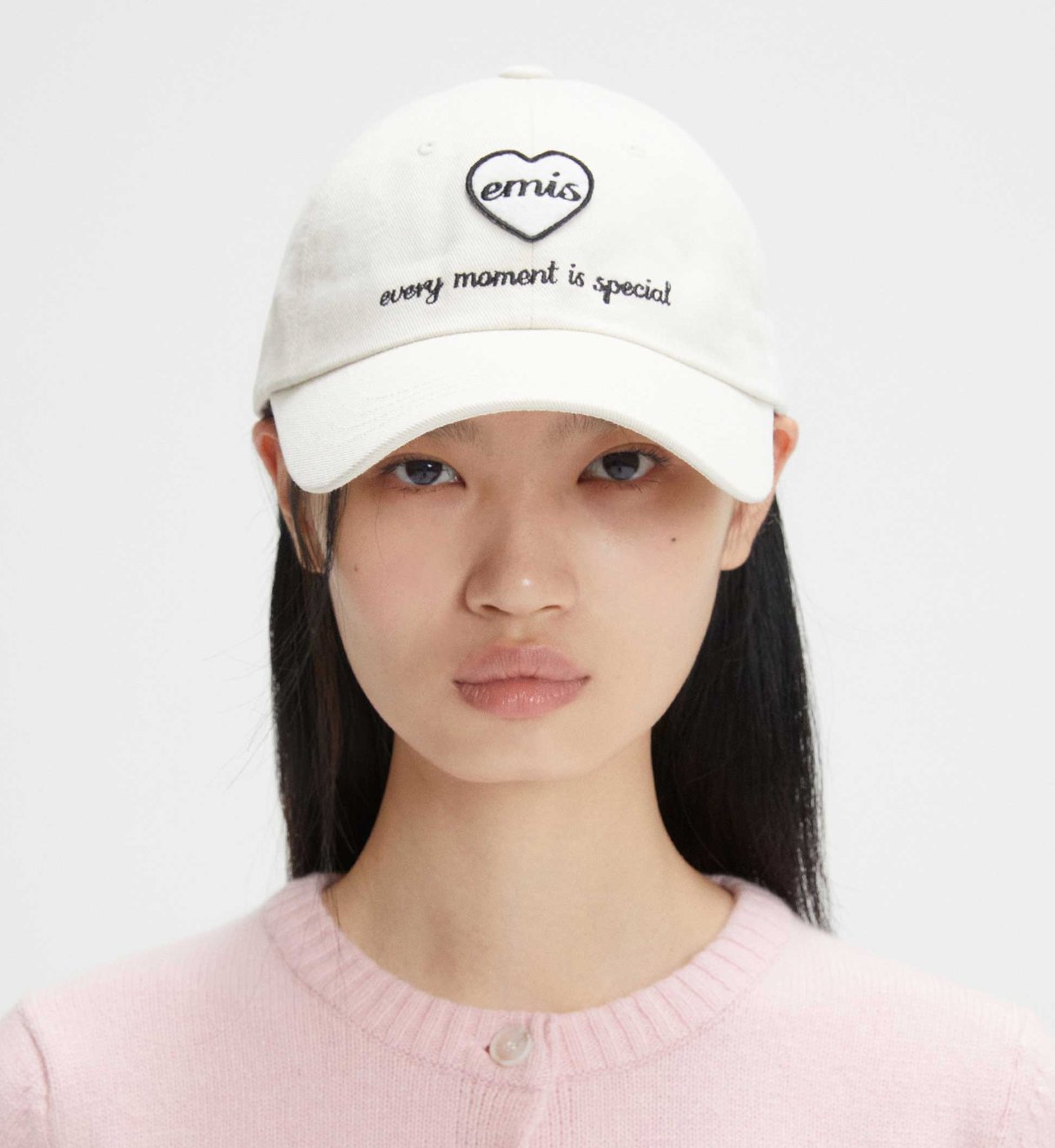 キャップ ^EMIS^ HEART WAPPEN BALL CAPPINK m1037_1332442 HEART WAPPEN BALL CAP-PINK - EMIS