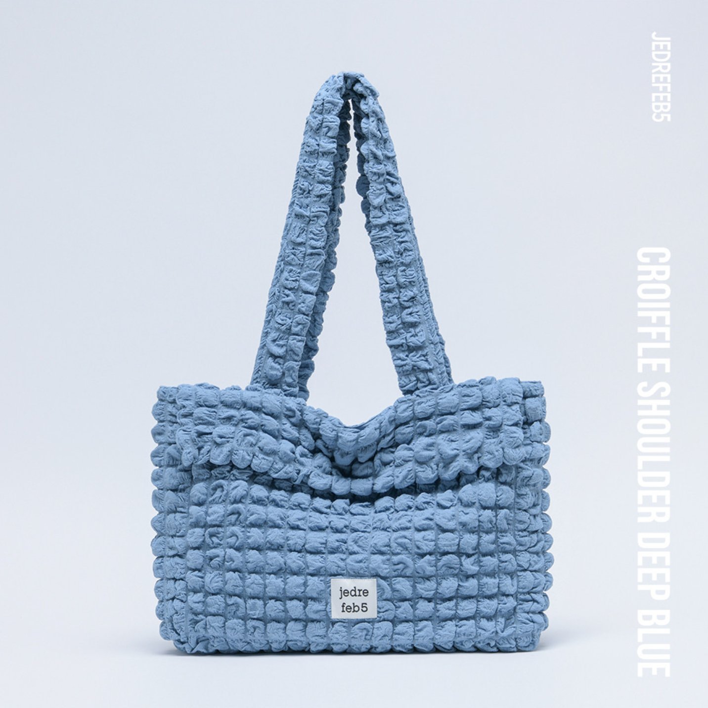 【JEDREFEB5】Croiffle Crossbody Bag Blue☆韓国 人気☆バッグ JEDREFEB5】Croiffle Crossbody Bag Blue☆韓国 人気☆バッグ
