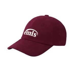【emis】CORDUROY WAPPEN BALL CAP_4colors ☆韓国人気☆ CORDUROY WAPPEN BALL CAP (RENEWAL)-CHARCOAL - EMIS