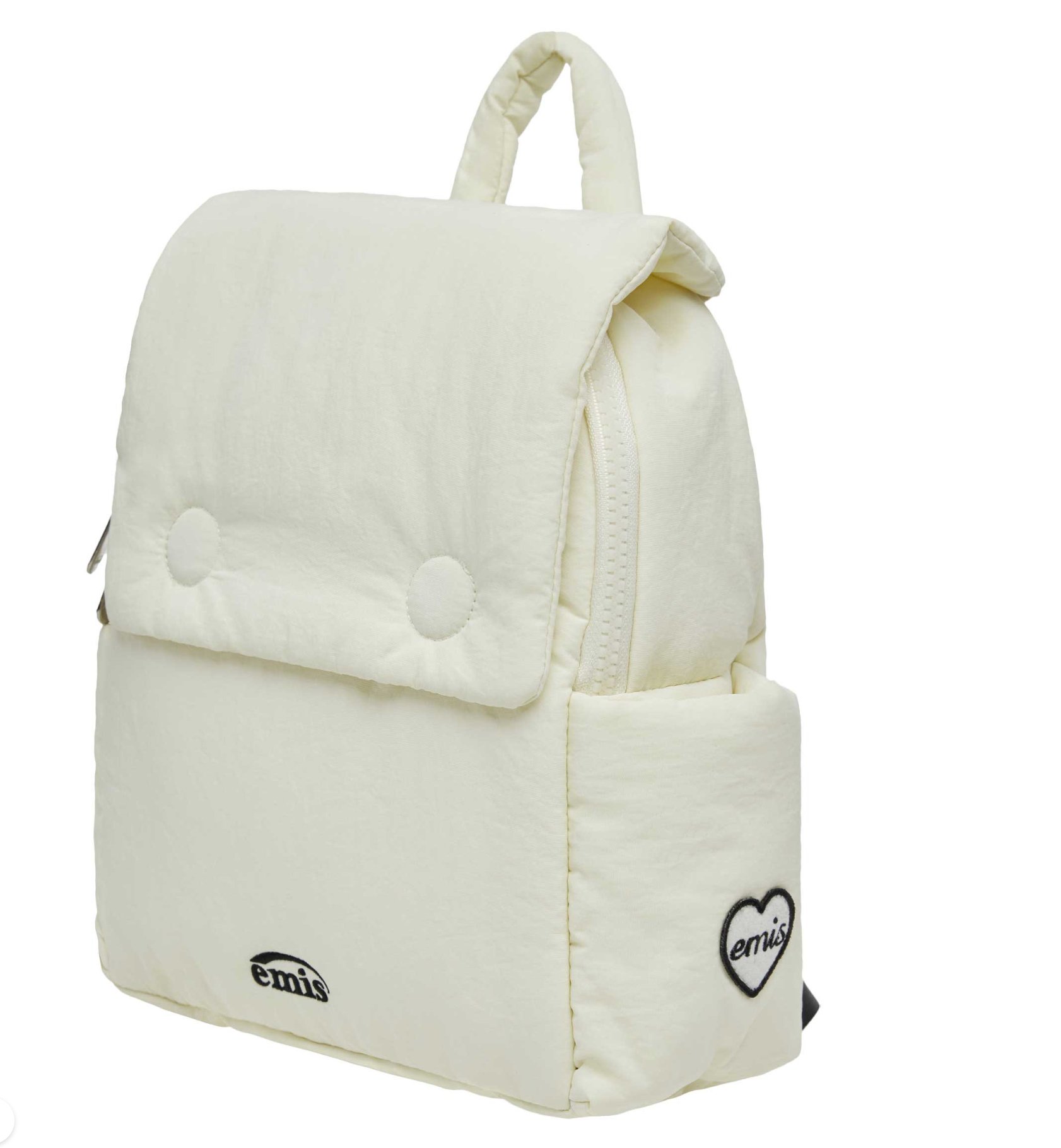 【EMIS】NYLON PADDED BACKPACK-IVORY NYLON PADDED BACKPACK-IVORY - EMIS