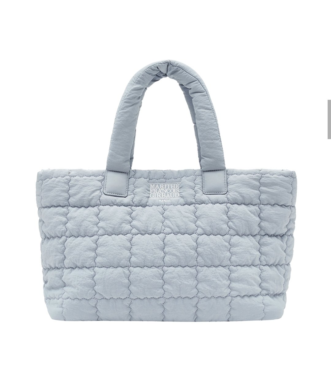 MARITHE★[正規品] 韓国大人気 CLASSIC LOGO GLOSSY PADDING BAG CLASSIC LOGO GLOSSY PADDING BAG ブラック