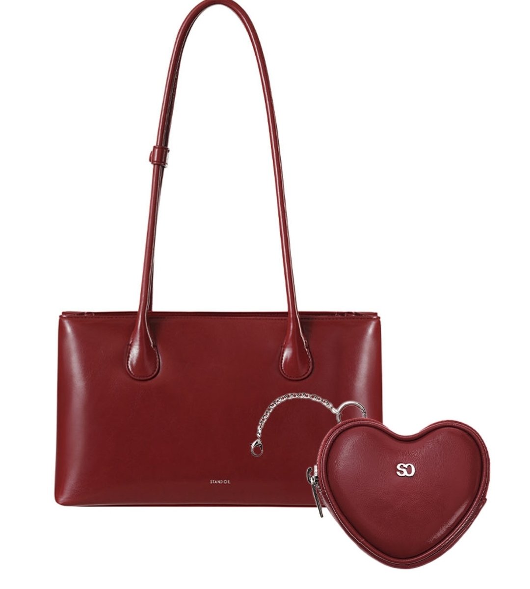 [STAND OIL] ★ スクエアローBag + ハートKeyring SET (2色) STAND OIL Square Low Bag + Heart Pods Keyring / Re | Everuts