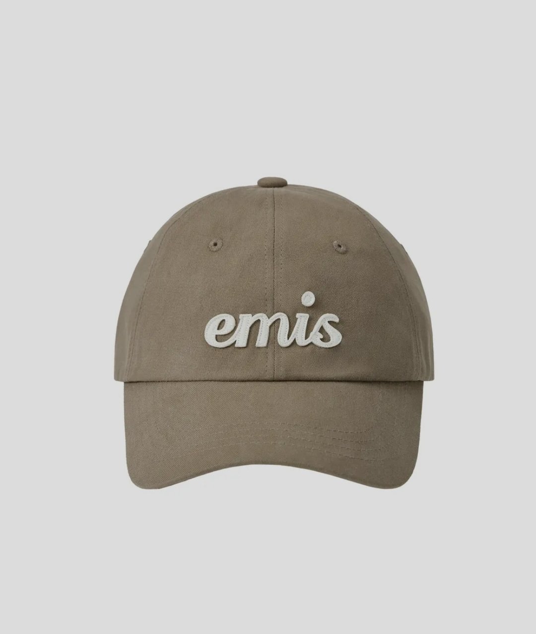 EMIS APPLIQUE BALL CAP-BEIGE | Everuts