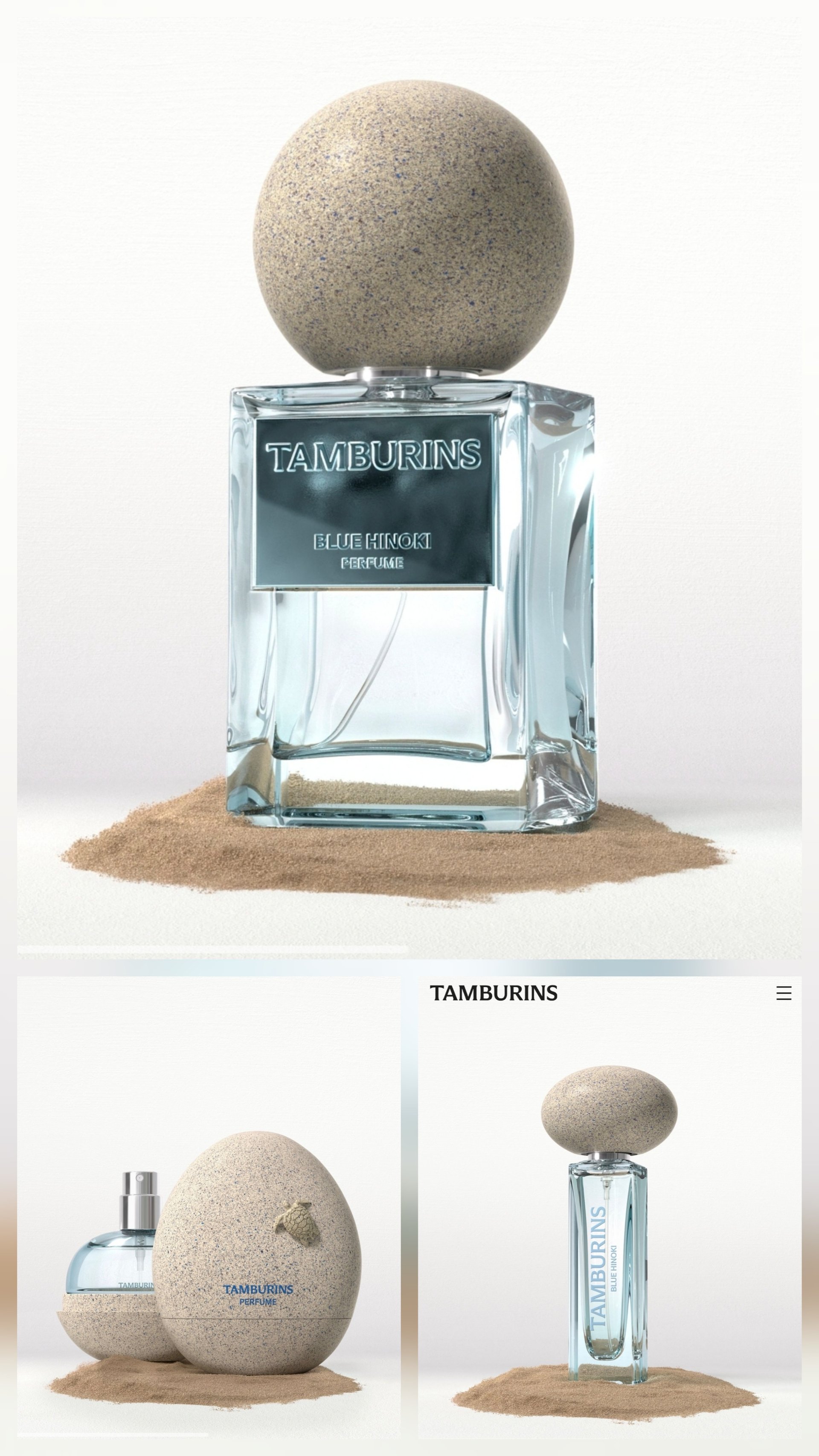 香水(ユニセックス) TAMBURINS PERFUME BLUE HINOKI 50ml Blue Hinoki Tamburins perfume - a new fragrance for women