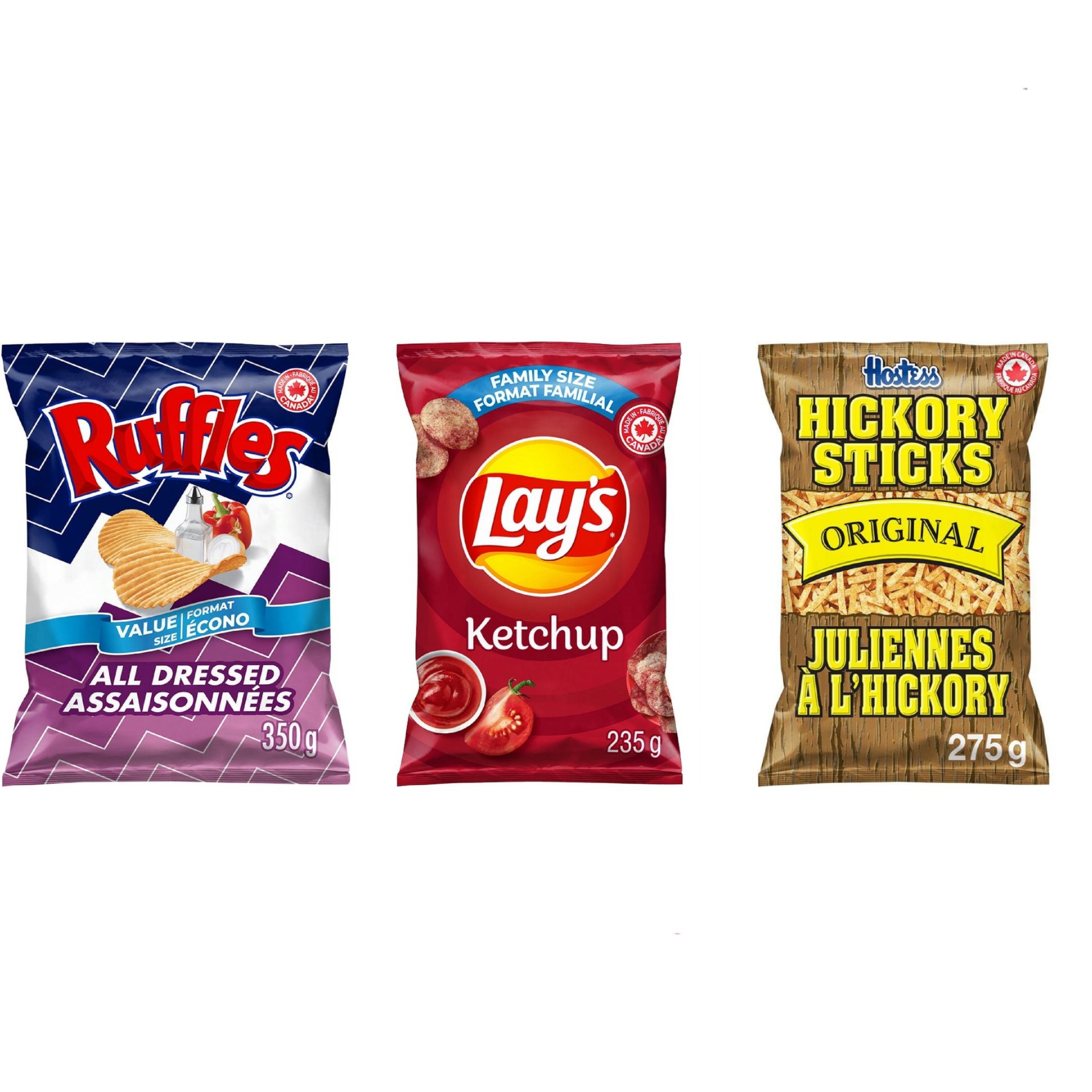 Hickory sticks + Lay's + Ruffles | Everuts