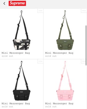 バッグ Supreme Mini Messenger Bag Olive Supreme Mini Messenger Bag 