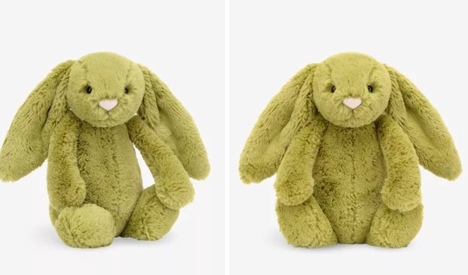 Bashful Moss Bunny soft toy 31cm | Everuts