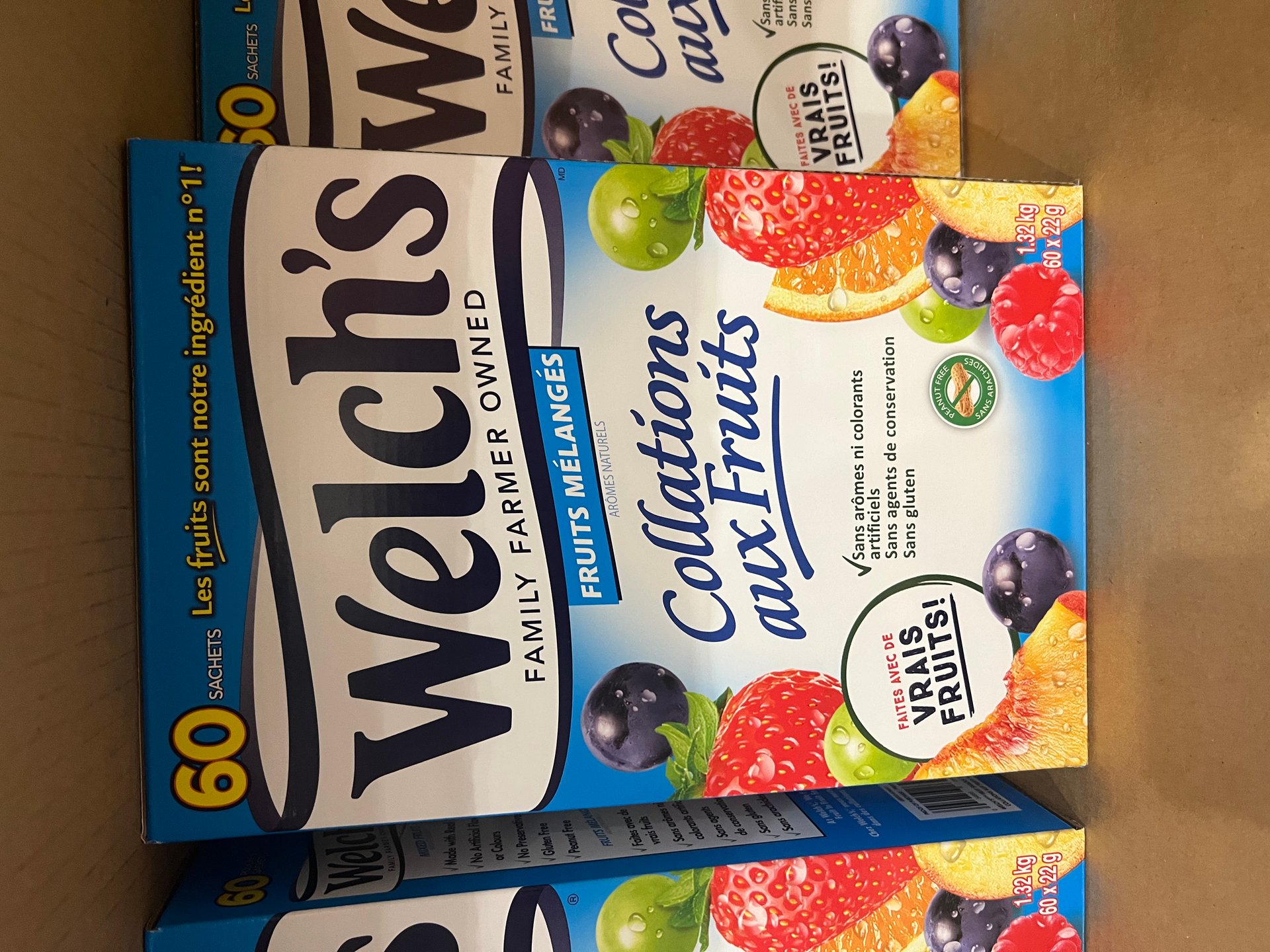 Welch's Juicy Fruit Snacks, 60 Everuts