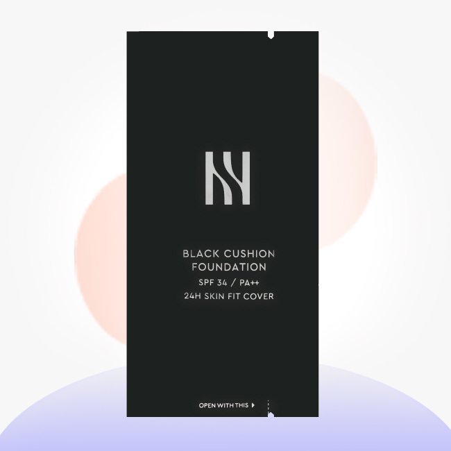 Hera Black Cushion Foundation 15g With Refill – Matte Cover #21N1 Vanilla – Korean