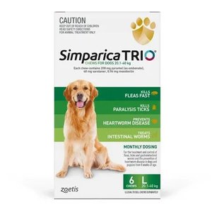 Simparica Trio 20.1 40kg Dog F Everuts