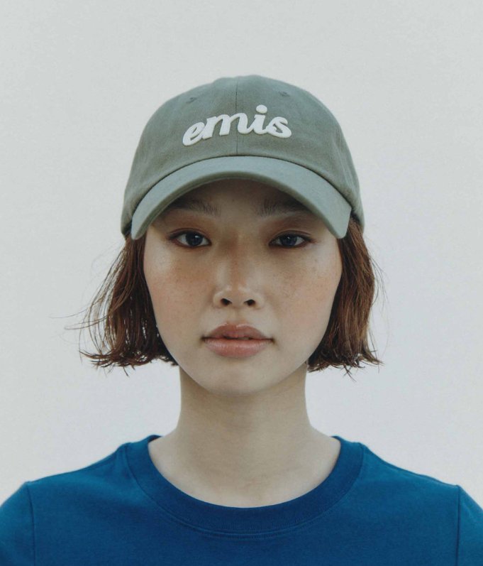 emis APPLIQUE BALL CAP-KHAKI | Everuts
