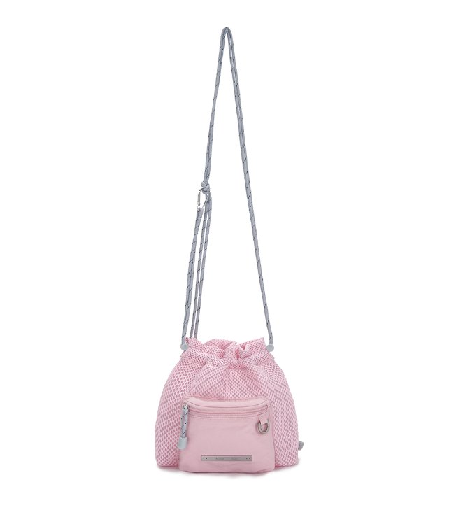 Matin Kim CARGO MESH CROSS BAG IN PINK | Everuts