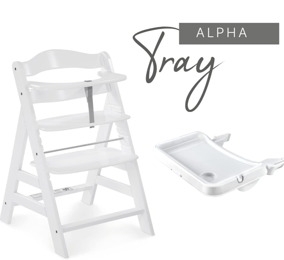 Hauck - Alpha Tray - white | Everuts
